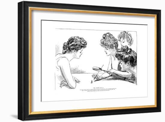 The Weaker Sex II-Charles Dana Gibson-Framed Premium Giclee Print