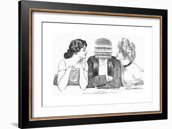 The Weaker Sex-Charles Dana Gibson-Framed Giclee Print