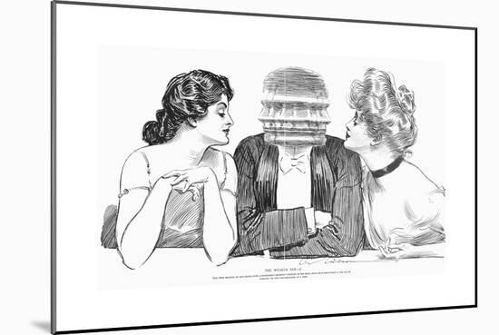 The Weaker Sex-Charles Dana Gibson-Mounted Giclee Print