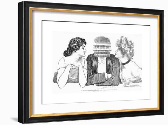 The Weaker Sex-Charles Dana Gibson-Framed Giclee Print