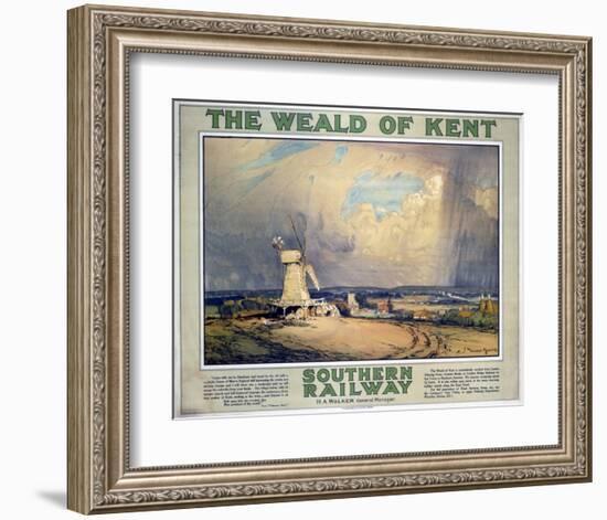 The Weald of Kent-null-Framed Art Print