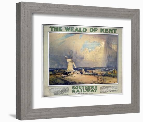 The Weald of Kent-null-Framed Art Print