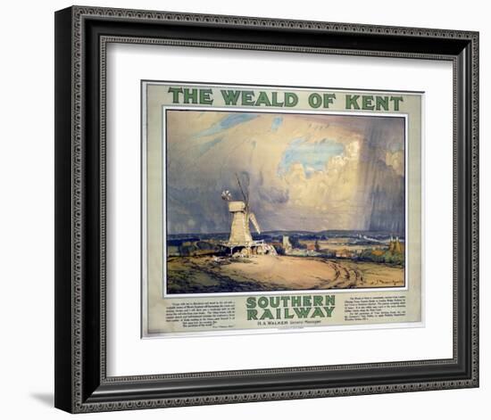 The Weald of Kent-null-Framed Art Print