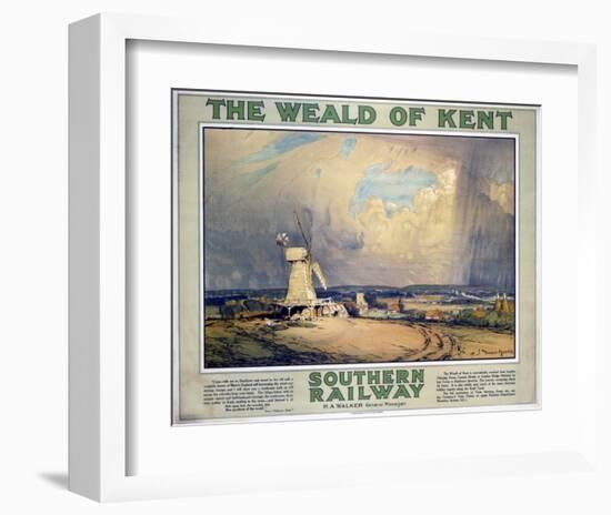 The Weald of Kent-null-Framed Art Print