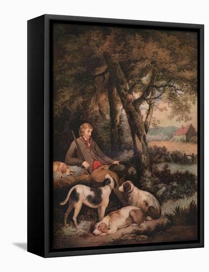 'The Weary Sportsman', c1803-George Morland-Framed Premier Image Canvas