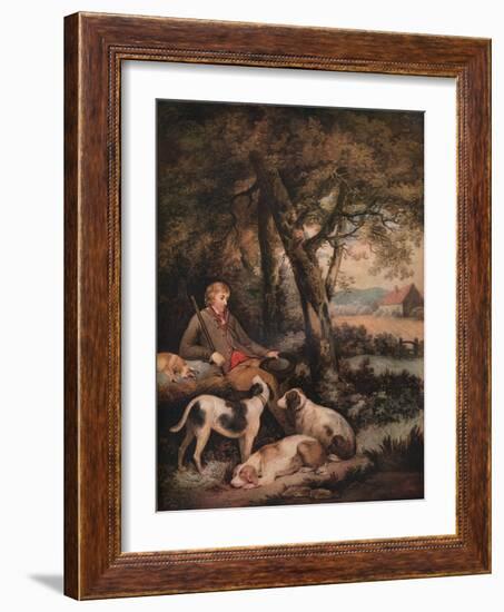 'The Weary Sportsman', c1803-George Morland-Framed Giclee Print