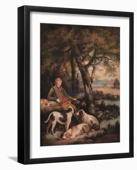 'The Weary Sportsman', c1803-George Morland-Framed Giclee Print