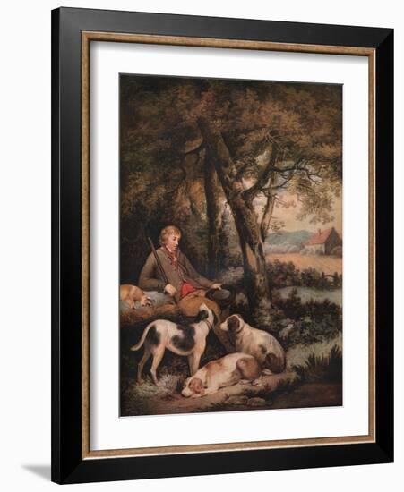 'The Weary Sportsman', c1803-George Morland-Framed Giclee Print