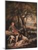 'The Weary Sportsman', c1803-George Morland-Mounted Giclee Print
