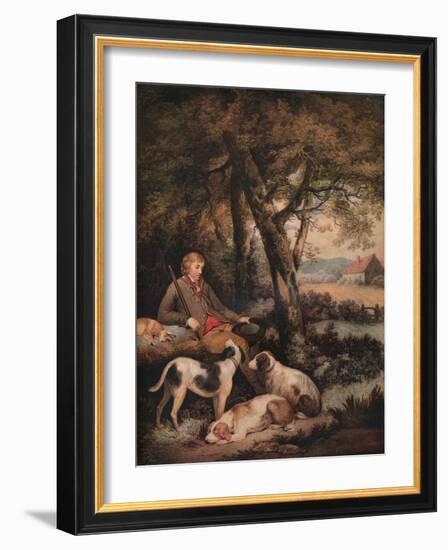 'The Weary Sportsman', c1803-George Morland-Framed Giclee Print
