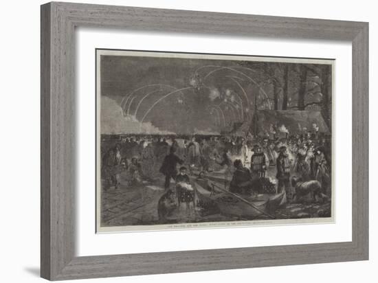 The Weather and the Parks, Night Scene on the Serpentine-Frederick John Skill-Framed Giclee Print