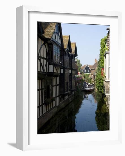 The Weaver's House on the River Stour, Canterbury, Kent, England, United Kingdom, Europe-Ethel Davies-Framed Photographic Print