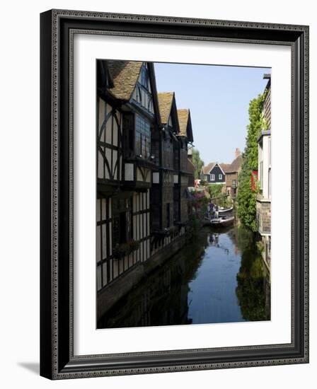 The Weaver's House on the River Stour, Canterbury, Kent, England, United Kingdom, Europe-Ethel Davies-Framed Photographic Print