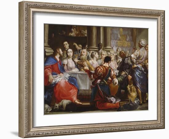 The Wedding at Cana, C.1686-Giuseppe Maria Crespi-Framed Giclee Print