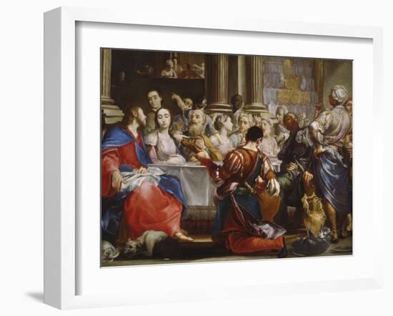 The Wedding at Cana, C.1686-Giuseppe Maria Crespi-Framed Giclee Print