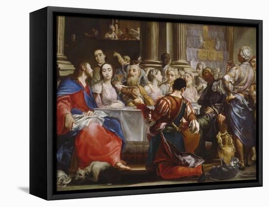 The Wedding at Cana, C.1686-Giuseppe Maria Crespi-Framed Premier Image Canvas