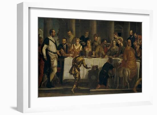 The Wedding at Cana, ca. 1562-Paolo Veronese-Framed Giclee Print