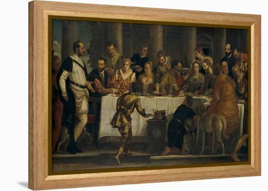 The Wedding at Cana, ca. 1562-Paolo Veronese-Framed Premier Image Canvas