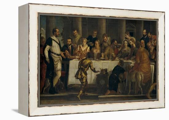 The Wedding at Cana, ca. 1562-Paolo Veronese-Framed Premier Image Canvas