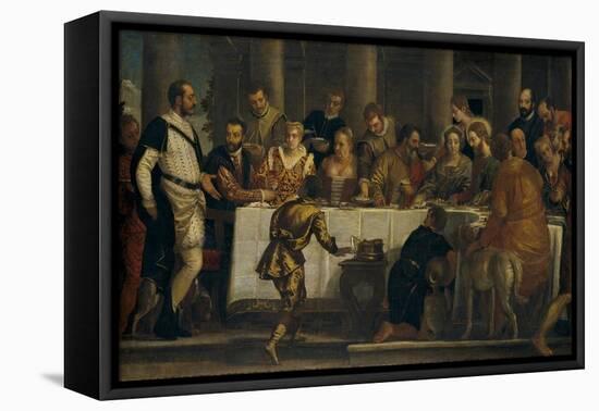 The Wedding at Cana, ca. 1562-Paolo Veronese-Framed Premier Image Canvas