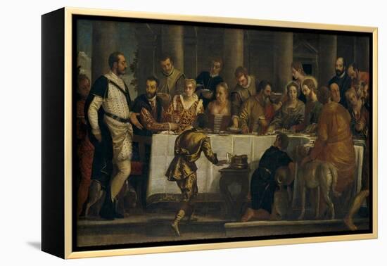 The Wedding at Cana, ca. 1562-Paolo Veronese-Framed Premier Image Canvas