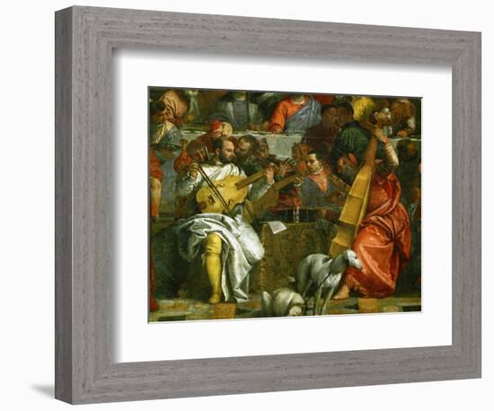 The Wedding at Cana, Photograph Before Restoration-Paolo Veronese-Framed Giclee Print