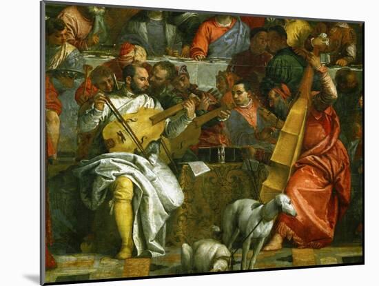 The Wedding at Cana, Photograph Before Restoration-Paolo Veronese-Mounted Giclee Print