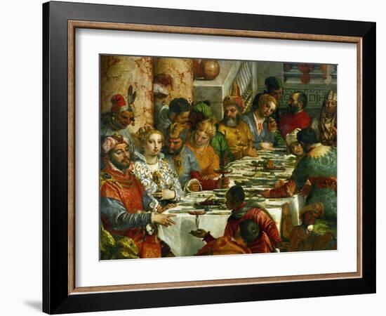 The Wedding at Cana, Photograph Before Restoration-Paolo Veronese-Framed Giclee Print