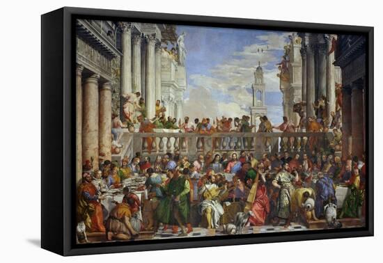 The Wedding at Cana (Post-Restoration)-Paolo Veronese-Framed Premier Image Canvas