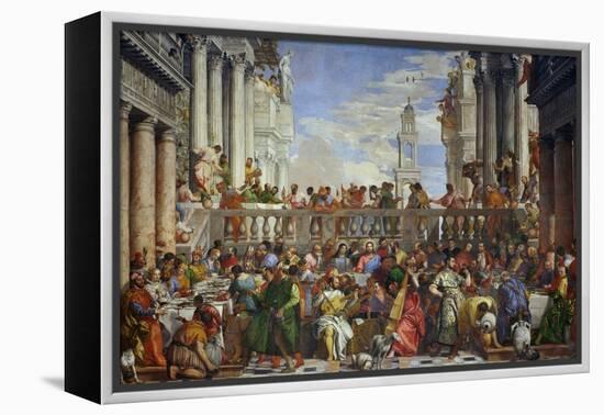 The Wedding at Cana (Post-Restoration)-Paolo Veronese-Framed Premier Image Canvas