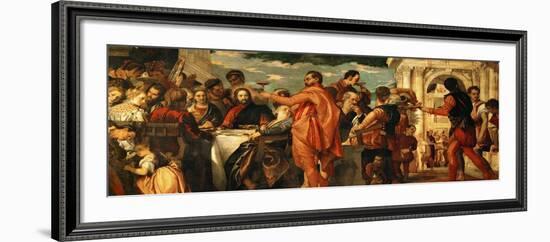 The Wedding at Cana (With Veronese's Self-Portrait)-Paolo Veronese-Framed Giclee Print