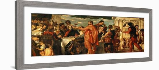 The Wedding at Cana (With Veronese's Self-Portrait)-Paolo Veronese-Framed Giclee Print