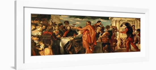 The Wedding at Cana (With Veronese's Self-Portrait)-Paolo Veronese-Framed Giclee Print