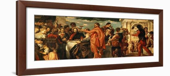 The Wedding at Cana (With Veronese's Self-Portrait)-Paolo Veronese-Framed Giclee Print