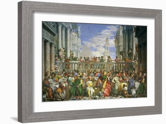 The Wedding at Cana-Paolo Veronese-Framed Giclee Print