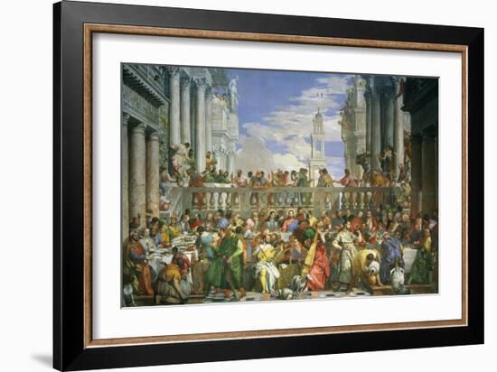 The Wedding at Cana-Paolo Veronese-Framed Giclee Print