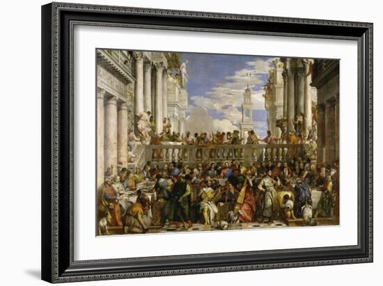 The Wedding at Cana-Paolo Veronese-Framed Giclee Print