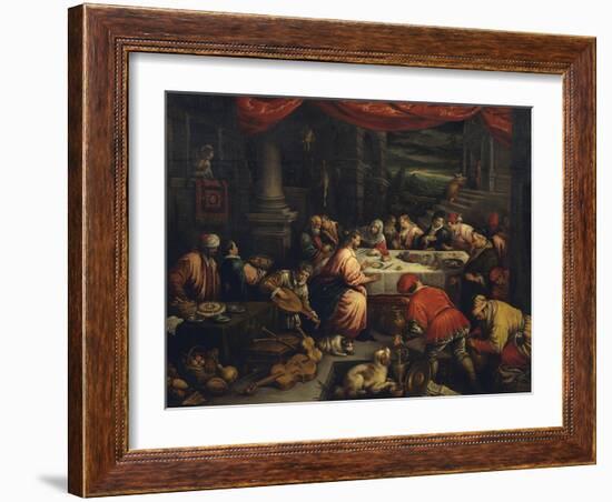 The Wedding at Cana-Leandro Bassano-Framed Giclee Print