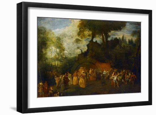 The Wedding, C.1712-16-Jean Antoine Watteau-Framed Giclee Print