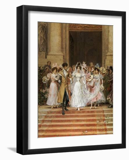 The Wedding, Church of St. Roch, Paris-Frederik Hendrik Kaemmerer-Framed Giclee Print