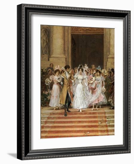 The Wedding, Church of St. Roch, Paris-Frederik Hendrik Kaemmerer-Framed Giclee Print