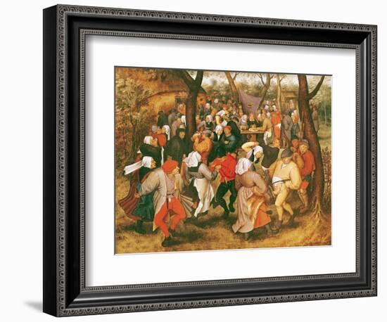 The Wedding Dance, 1607-Pieter Brueghel the Younger-Framed Giclee Print