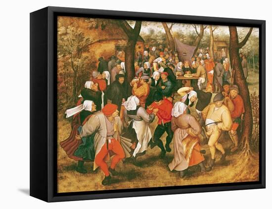 The Wedding Dance, 1607-Pieter Brueghel the Younger-Framed Premier Image Canvas