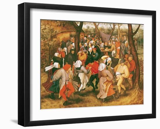 The Wedding Dance, 1607-Pieter Brueghel the Younger-Framed Giclee Print