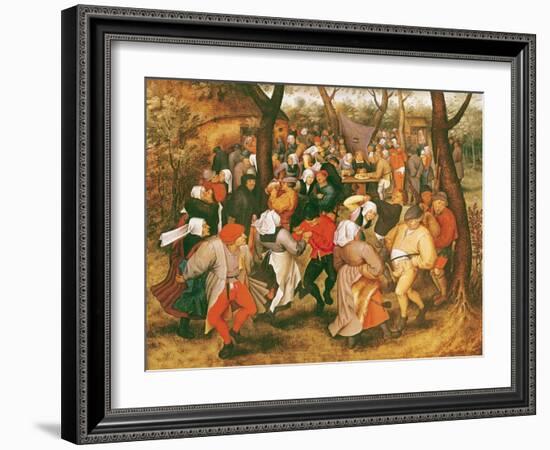 The Wedding Dance, 1607-Pieter Brueghel the Younger-Framed Giclee Print