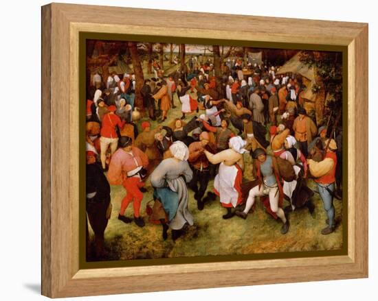 The Wedding Dance, C.1566 (Oil on Panel)-Pieter Bruegel the Elder-Framed Premier Image Canvas