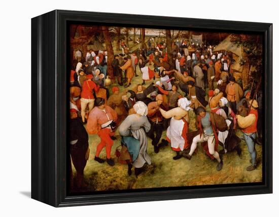 The Wedding Dance, C.1566 (Oil on Panel)-Pieter Bruegel the Elder-Framed Premier Image Canvas