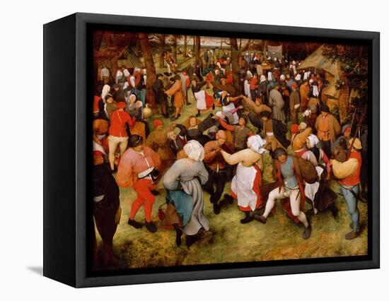 The Wedding Dance, C.1566 (Oil on Panel)-Pieter Bruegel the Elder-Framed Premier Image Canvas