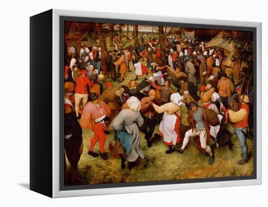 The Wedding Dance, C.1566 (Oil on Panel)-Pieter Bruegel the Elder-Framed Premier Image Canvas