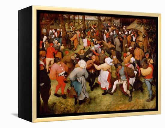 The Wedding Dance, C.1566 (Oil on Panel)-Pieter Bruegel the Elder-Framed Premier Image Canvas